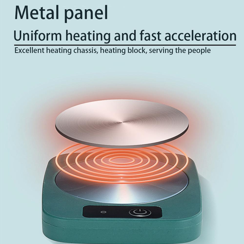 Электрический коврик для кружки, умная теплая подставка для постоянной температуры, быстрый нагрев, нагреватель для кружки, офис, низкая мощность, подарок для дома и офиса