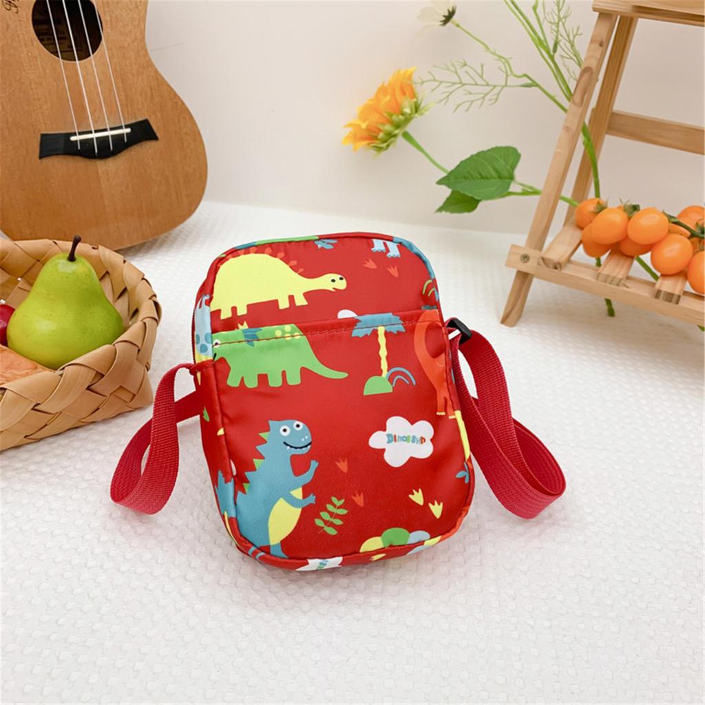 Мини-сумка через плечо для детей с милым рисунком динозавра, сумка через плечо, кошелек, держатель для карт, чехол для хранения телефона