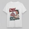 Women's Plus Size Trend Classic T-Shirt Girl Serving Cupcakes Retro Print Tee