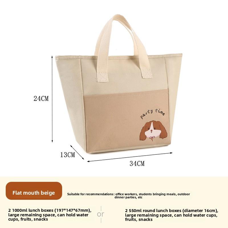 Сумка для ланча Ручная Изолированная Сумка Сумка для Бенто Новая Модель Для Офисных Работников И Студентов Сумка для Ланча с Утолщенной Алюминиевой Фольгой