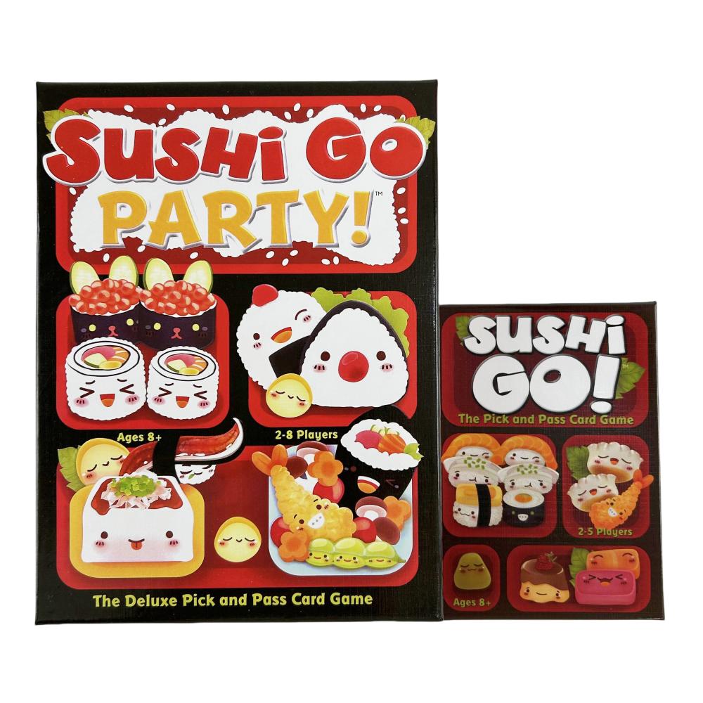 Карточная игра Sushi Go - Sushi Go Party! Карточная игра Pick&Pass, Семейные веселые карты, Идеально для вечеринок и домашнего настольного колоды