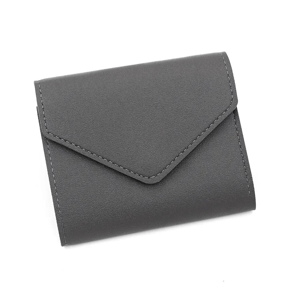 New Cute Wallets for Women Small Hasp Girl Credit Card Holder for PU Leather Coin Purse Female Wallet Short Purses for Women