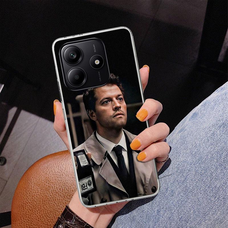 Angel Castiel Supernatural Phone Case For Xiaomi Redmi Note 15 14 13 12S 12 11 Pro Plus 14S 11S 11E 10 10S 11T 5G Personalized C