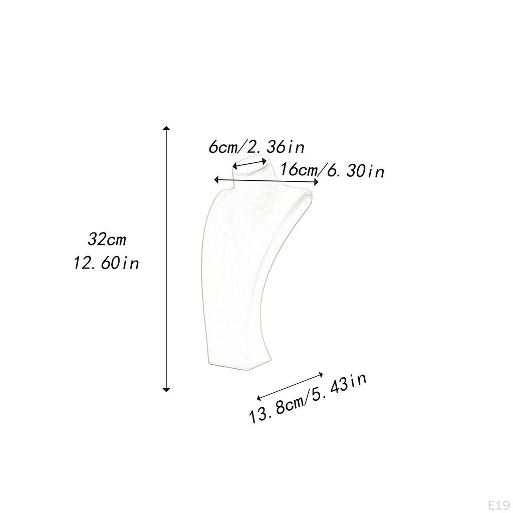 Элегантная подставка для ожерелий, дисплей для ювелирных изделий из ПУ кожи, ретро манекен-бюст, настольное хранение