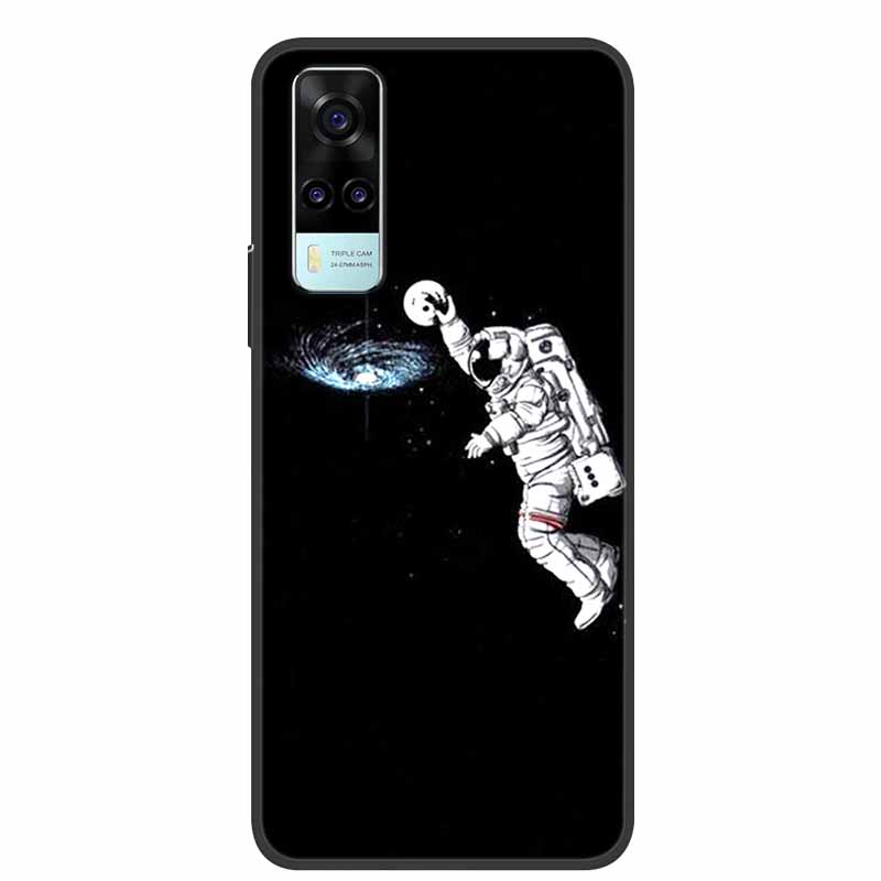 Чехол для vivo Y31 2021 Ударопрочный Мягкий силикон ТПУ Задняя крышка Для Vivo Y53S 4G Y31 2021 Y 31 Чехол V2036 Чехол для телефона Милый мультяшный