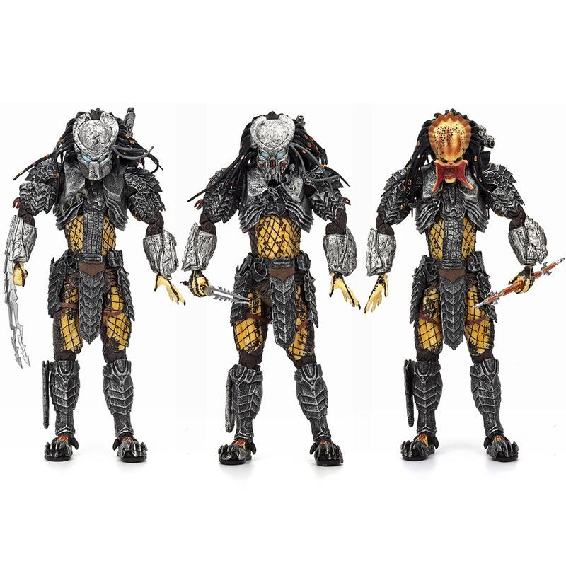 Чужой Хищник 7-дюймовая фигурка Avp Кошачье лицо Шрам Миниатюра Высокое качество Премиум-класс Прочный дизайн Игрушка