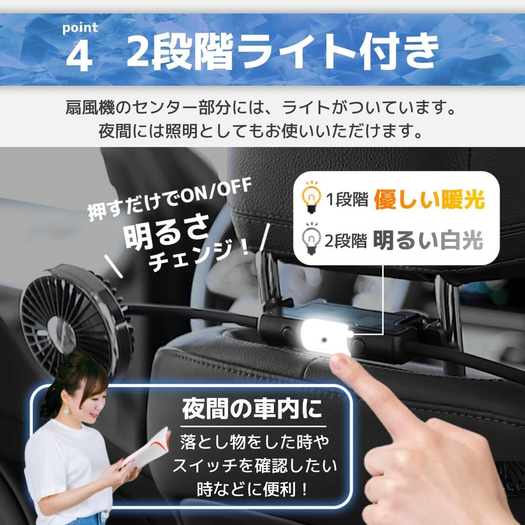 Car Car Double Powerful Heatstroke Back Seat Thickness Air Conditioner USB 360 Degrees Fan, Circulator, Fan, Fan, Airflow, Compact, Prevention,