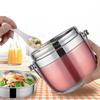 Stainless Steel Insulated Lunch Box 1200/1500ML Thermos Soup Jar Thermal Food Container  School