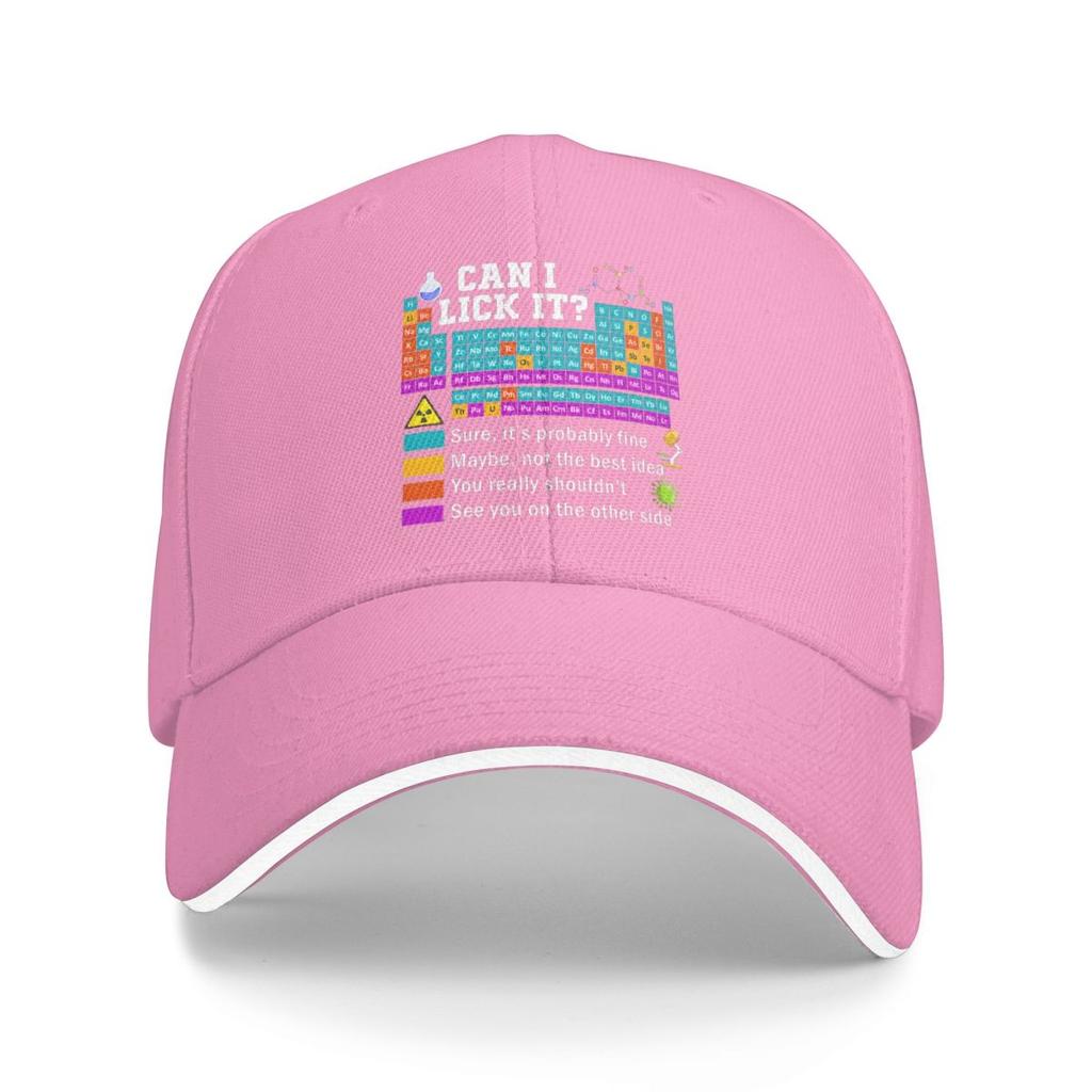 Baseball Caps Can I Lick It Periodic Table Awesome Graphic Unisex Outdoor Summer Hats