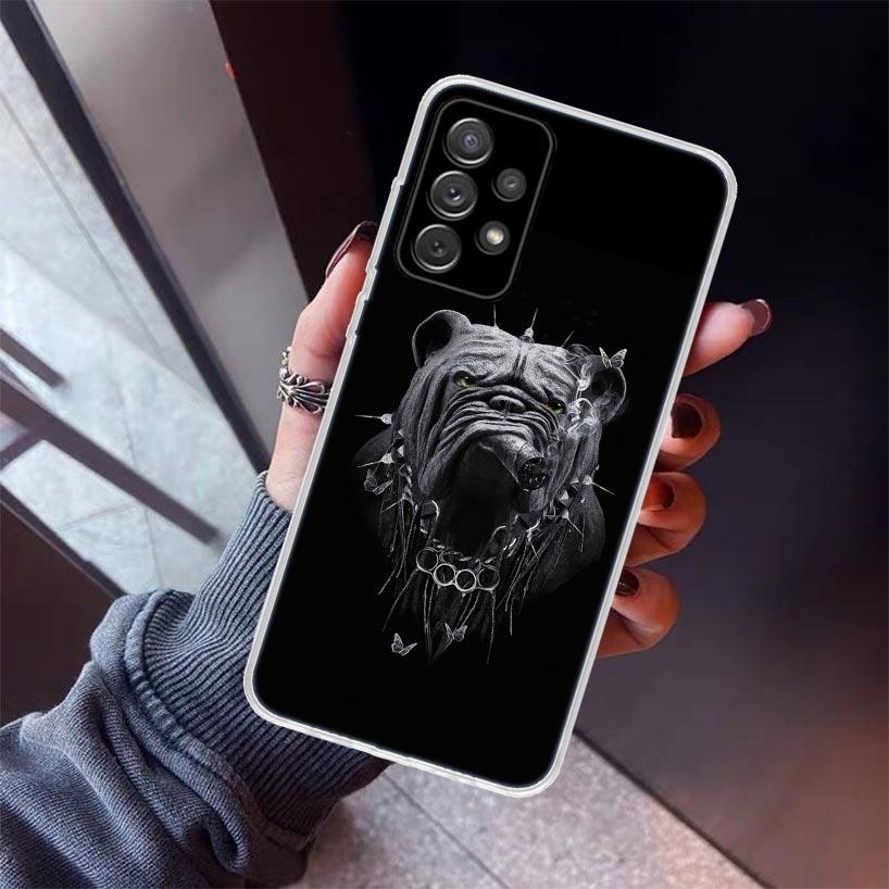 Pit Bull Lovely Dog Pitbull Phone Case For Samsung Galaxy A17 A57 A37 A16 A26 A36 A56 A15 A25 A35 A55 A14 A13 A54 A53 A34 A24 A3