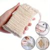 Упаковка из 20 натуральных сизалевых мешочков для экономии мыла, отшелушивающие сетчатые мешочки, неароматизированные пенящиеся мыльные куски для душа, средство для сушки ванны