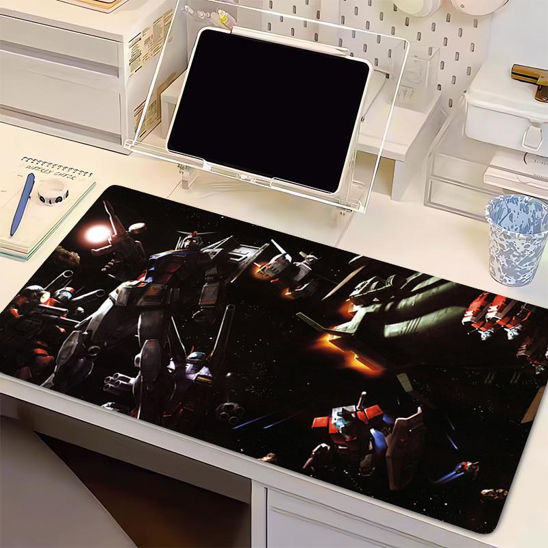 Anime Mouse Pad Mechanical Warrior RX Ggundam Carpe Large Game Computer Mausepad Varmilo Keyboard Gaming Extended Desk Mat