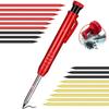 Твердый набор карандашей для плотника, деревообрабатывающие инструменты, механический карандаш, 5 цветов, запасные части, строительные инструменты, плотницкие работы, разметка, разметка