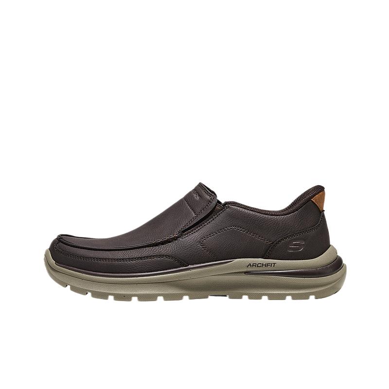 Skechers США Мужские Классические Удобные Однотонные Низкие Повседневные Кроссовки Мужские кроссовки 205917-CHOC