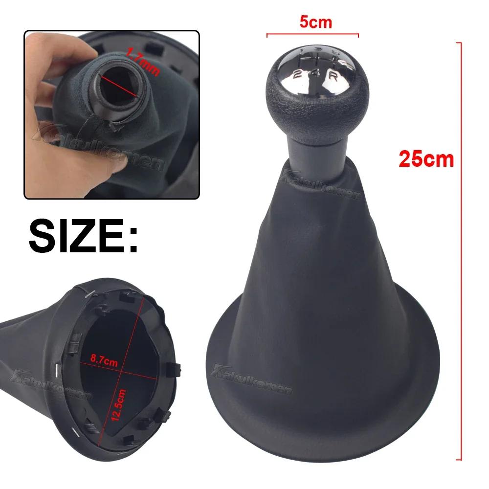 Manual 5 Speed Gear Shift Knob Boot Gaiter For Peugeot Partner 2008 2009 2010 2011 2012 2013 2014 2015-2018 Interior Accessories