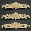 Beautiful Home Wood Applique Woodcarving Decal Flower Pattern Furniture