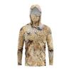 Fishing Hoodie T-shirts Men Long Sleeve Anti-Uv Sun Protection Hoodies Face Mask Apparel Hunting Jungle Camouflage Sea Fishing
