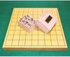 Shogi New Kaya Thick Tabletop Shogi Wooden Shogi Set Wood, 1-inch Board, Pieces.