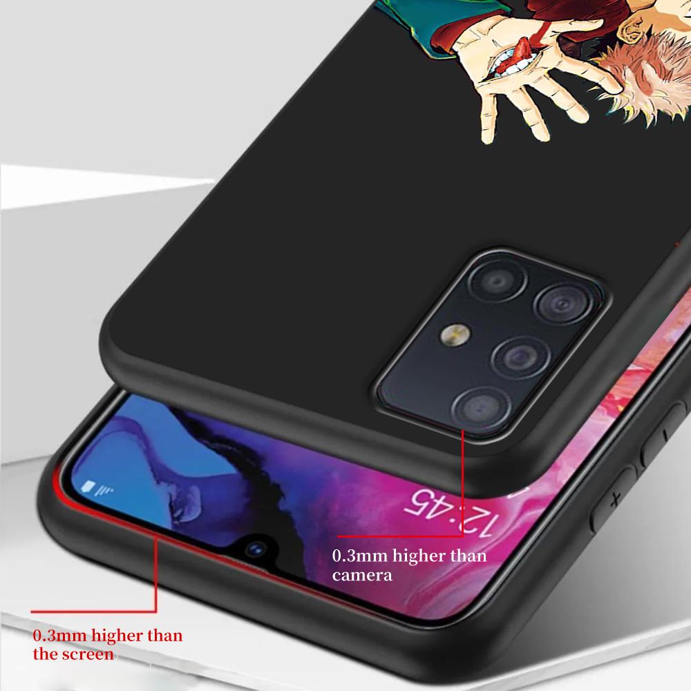 Чехол для телефона с изображением аниме Jujutsu Kaisen для Samsung Galaxy A12 A52 A51 A32 A21s A71 A02s A22 A31 A72 A41 A02 A42 A01 A03, черный чехол из ТПУ