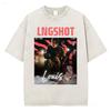 Vintage Washed Korean Kpop Lngshot T Shirt Men Women Clothing Fashion Hip Hop Short Sleeve Cotton Casual Tshirts Streetwear