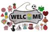 Welcome Sign Front Door Decorations Hanging Rustic Wood Seasonal Holiday Ornaments Housewarming GiftWall Hanging 18" Inches