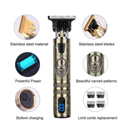 Перезаряжаемая новая машинка для стрижки волос мужская бритва триммер для мужчин USB электрическая машинка для стрижки волос парикмахерская профессиональная машинка для бороды триммер