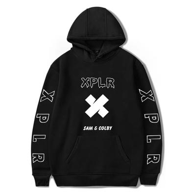 Зимние толстовки с капюшоном Sam And Colby Pullover XPLR Hoodie Printed Sam And Colby Hoodies Sweatshirts Men Hoodie Youtube Casual Sweatshirt