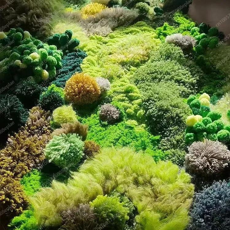 Moss carpet DIY creative hand-woven material package housewarming arrangement wedding gift birthday surprise