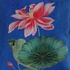 Чехол для подушки KOKO MAISON INC Lotus Joy Polystain (Упаковка из 2 шт.) | Закрытие клапаном | Цифровая печать