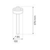 Eye Solar Bollard 3000K Ip44