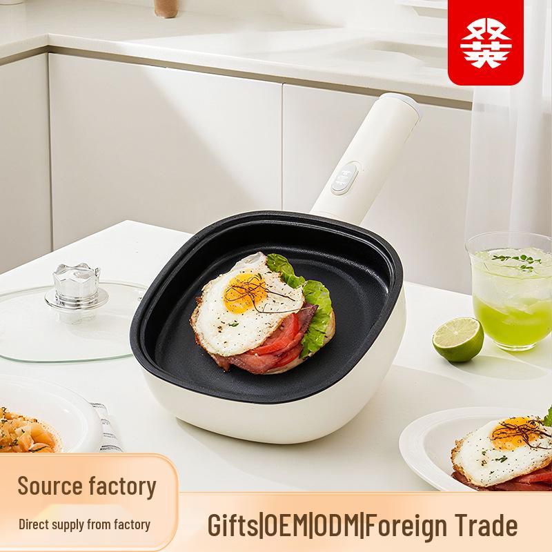 Compact Non-Stick Electric Griddle & Waffle Maker