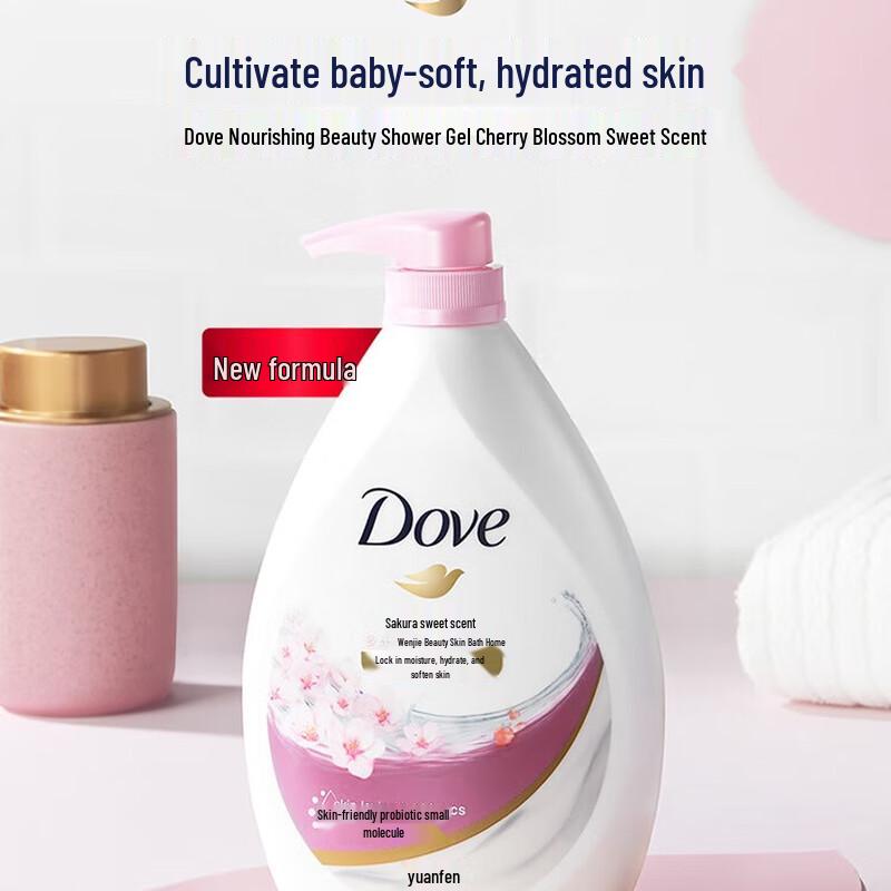 Dove Питающий гель для душа «Цветение вишни»