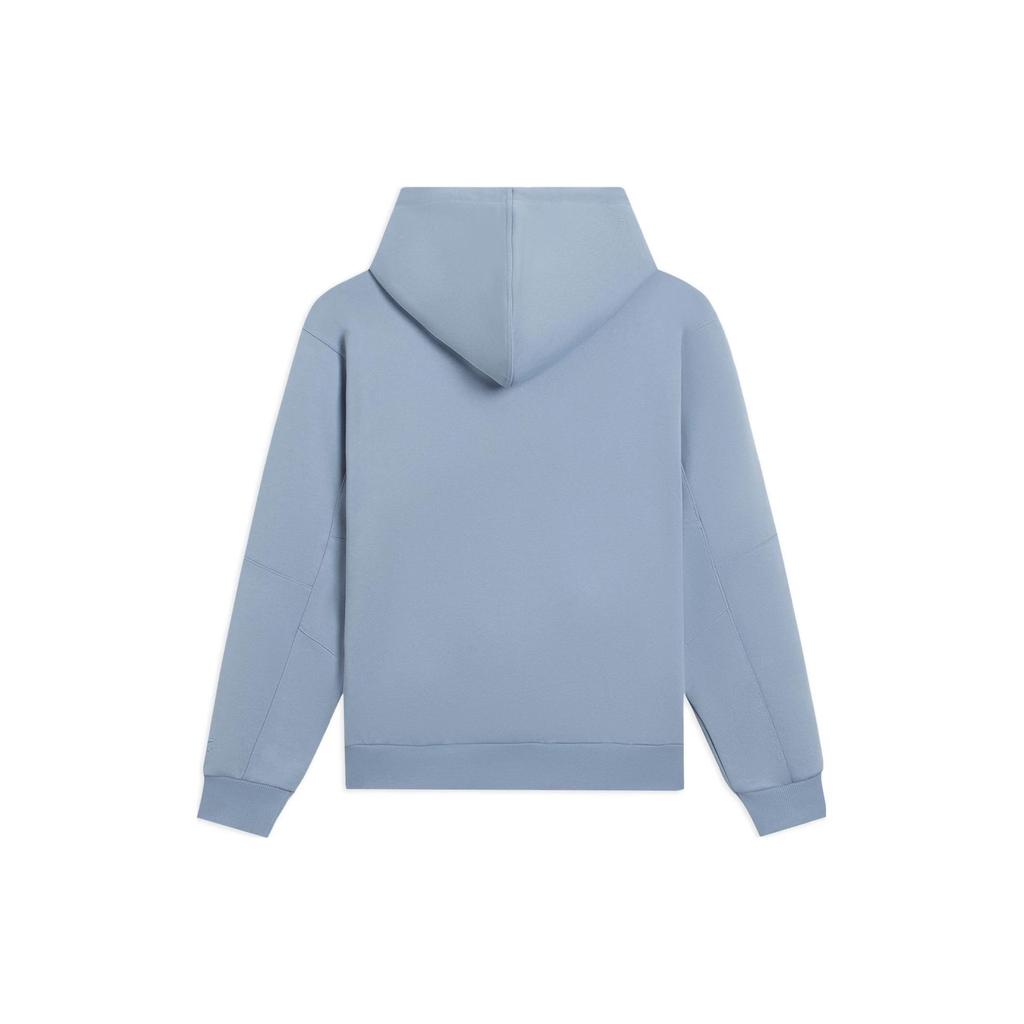 Li-Ning Толстовка с вышитым логотипом X Phil Hackett, топы унисекс, нежно-серый, синий AWDS909-2