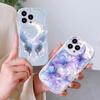 For iPhone 16 15 14 13 12 Pro Max Samsung S24 Ultra S23 S22 Plus Redmi Note 13 Pro Cartoon Butterfly Pattern Soft Wavy Edge Shockproof Phone Case