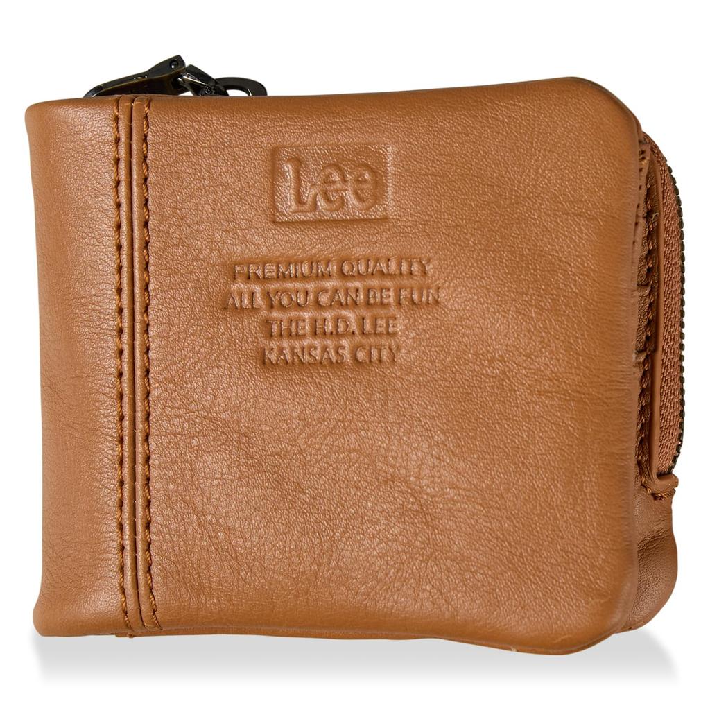 Bifold Wallet Loose II Bifold Coin Coin Card Electronic Money Billfold Bag Sewing Cowhide Camel [Lee] (Leather) 320-2112