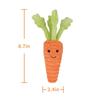 Apricot Lamb Fresh Carrot Plush Toy for Girls and Boys, Soft and Cute Plush Toy for Kids, Fluffy Fresh Carrot, 22cm