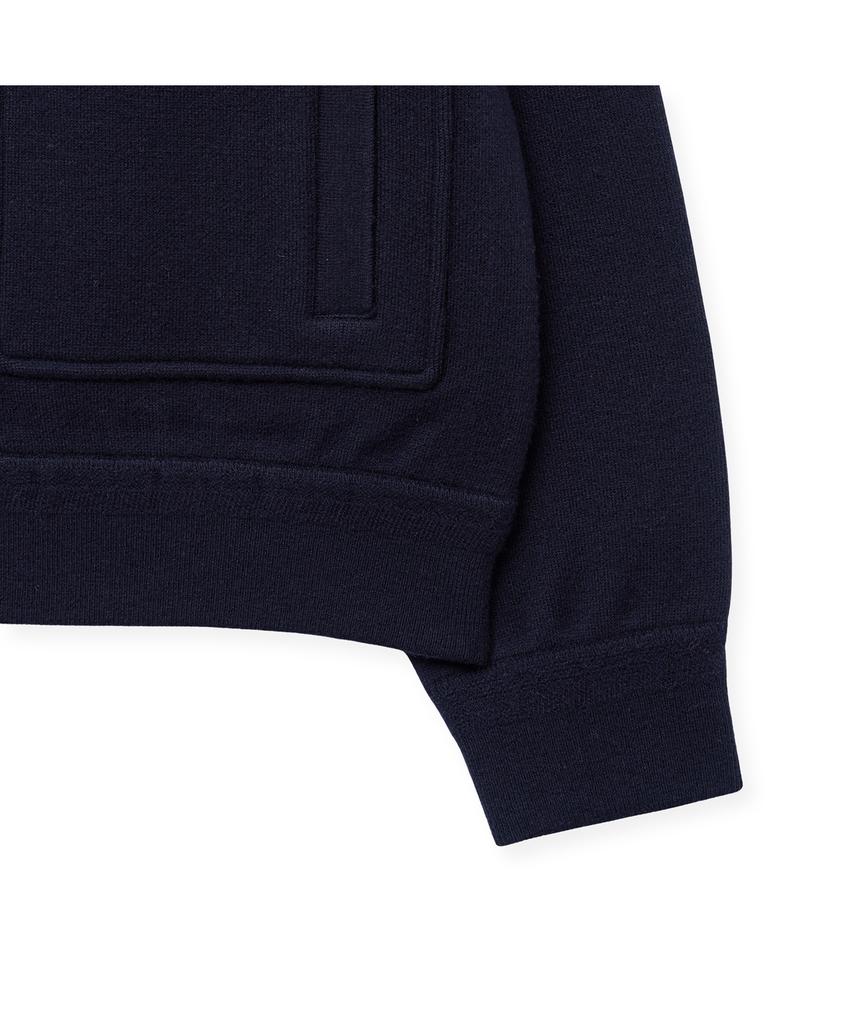 Iolo Merino Wool A-One Knit Jacket_Dark Navy