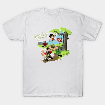 Футболка женская Super Sunday Funday Harajuku Print Kawaii футболка летняя женская футболка с коротким рукавом топ футболка
