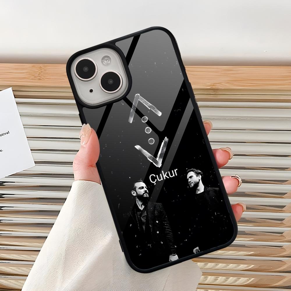 Чехол для телефона Турецкий сериал Чукур для iPhone 16 Pro 15 Pro Max 14 12 11 13 Mini 8 7 Plus X Xs XR PC+TPU Дизайн