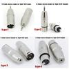 3 Pin xlr male Female Jack to 3.5mm Female & Male 1/8" TRS Mini Female Stereo Microphone Audio Adapter Converter Connector