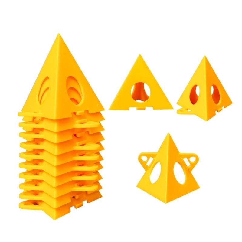 38 шт. Пирамидальные подставки для покраски Пластиковые мини-подставки для краски Набор треугольных подставок для покраски Высокопрочная поддержка холста