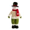 Extendable Legs Christmas Snowman Ornament Space-Saving Retractable Standing Doll  Home Decor