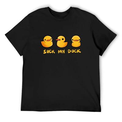 Футболка "Suck my duck" оверсайз для мальчиков белые рубашки графические футболки оверсайз футболки для мужчин