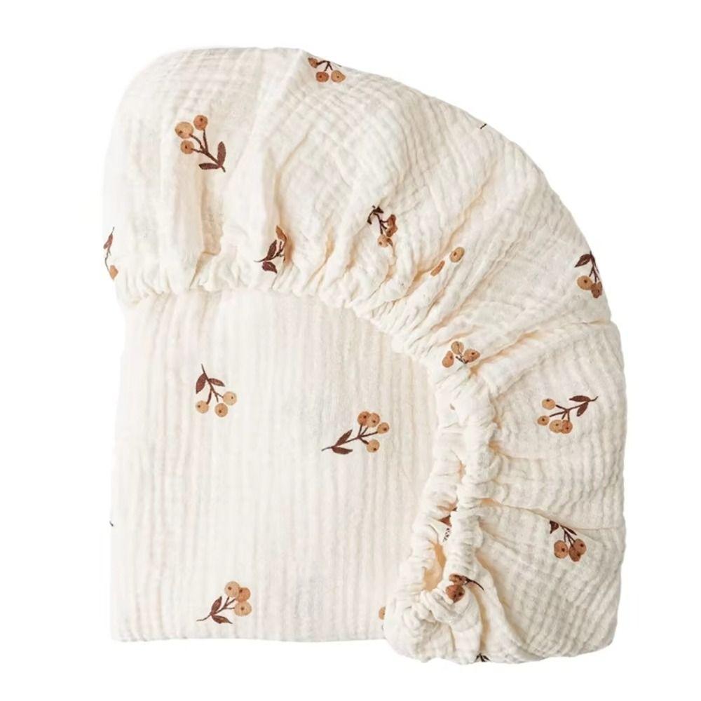 2Pcs/Set Breathable Newborn Changing Pad Cover Printed Crib Fitted Sheets Cradles Mattress Cover