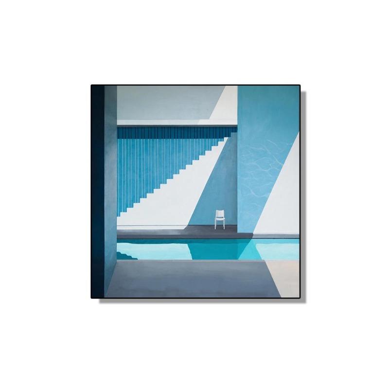 Известный Дэвид Хокни абстрактный пейзаж постер холст картина бассейн океан окно настенное искусство для гостиной домашний декор