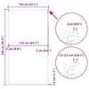 Магазин VidaXL Рулонный шторка для душа 120x240 см ширина ткани 116 см, шторка для душа, рулонная шторка для шторки душа, 4014937