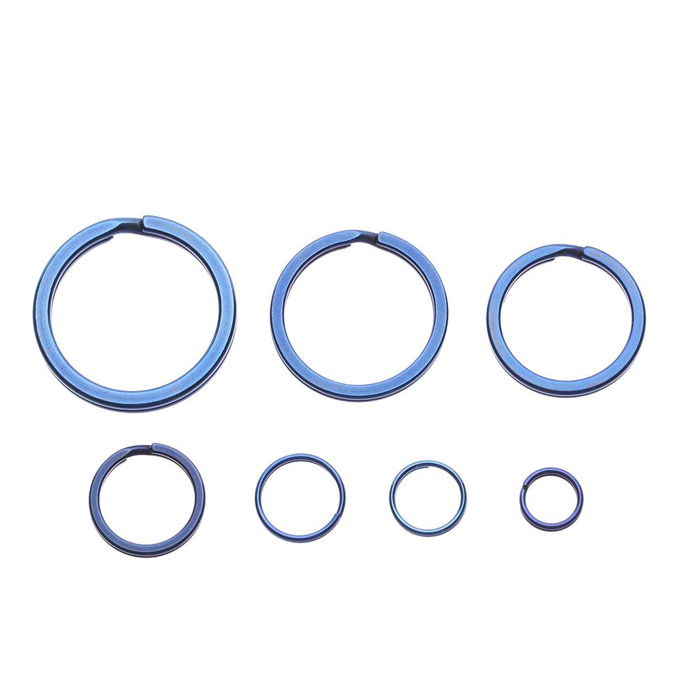 quality Titanium Alloy Camping Travel Goods Keyring Buckle Key Ring Portable Holder EDC Keychain