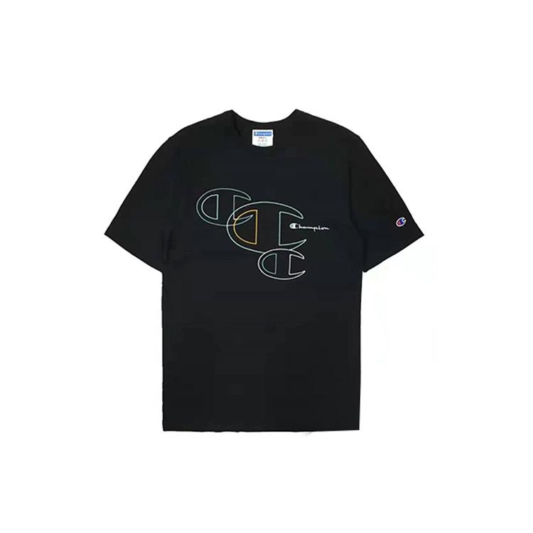 Champion T Shirt US Version Unisex Black T1919G-549956-BKC