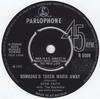 7inch Record ADAM FAITH, THE ROULETTES & CHRIS A - Someone's Taken Maria Away R5289 Parlophone 1965 UK Rock Used