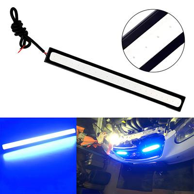 1x DC 12 В Белый Синий 17 см 14 см COB Led Авто DRL Дневные ходовые огни Водонепроницаемые противотуманные фары